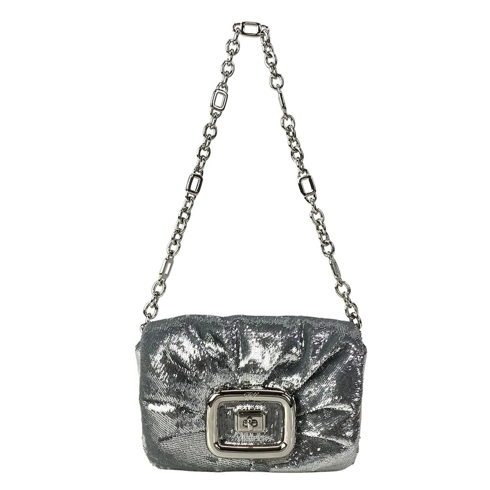 Roger Vivier Viv Shock Paillette Fabric #305523R75B